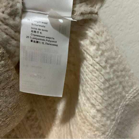 New $590 Marc Cain Yellow Cable Knit Sweater Tank Top virgin wool size N3 / 8 - Picture 13 of 15